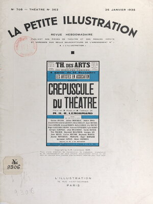 cover image of Crépuscule du théâtre